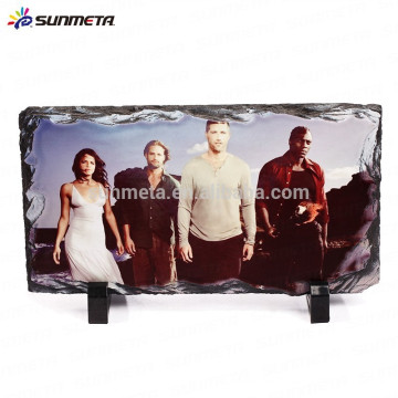 blank Rock Slate Photo Frame for sublimation printing made in china YiWu